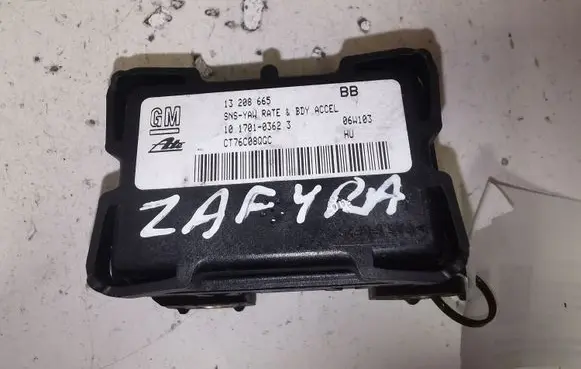 Opel Zafira B ESP acceleration yaw rate sensor 13208665 10170103623