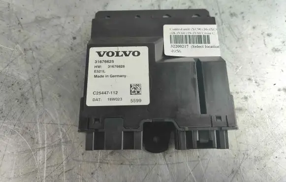 Volvo XC90 Tailgate/trunk control unit/module 32200217 31654292