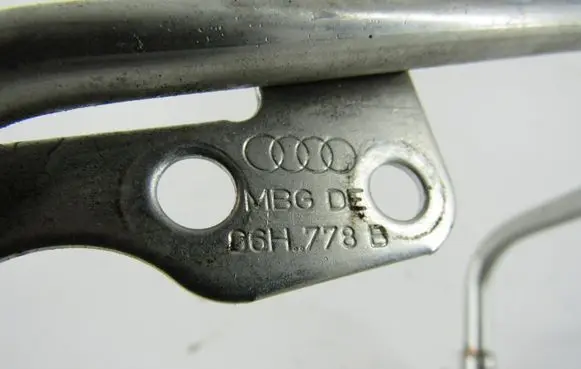 Audi A6 S6 C7 4G Turbo turbocharger oiling pipe/hose 06h778b