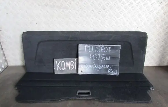 Peugeot 407 Parcel shelf load cover 