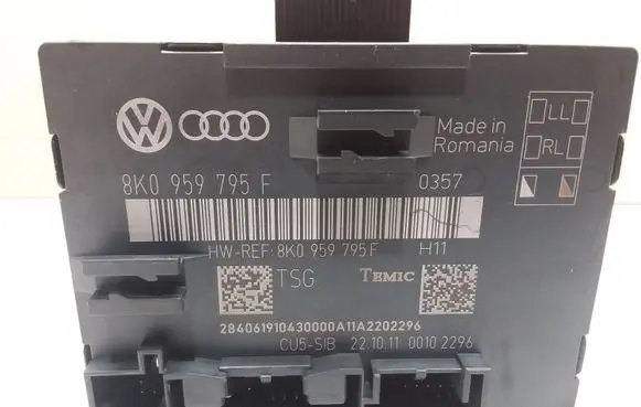 Audi A4 S4 B8 8K Door control unit/module 8K0959795F