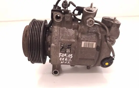 BMW 1 F20 F21 Air conditioning (A/C) compressor (pump) 9222296 6SBU14C GE4471604289