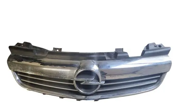 Opel Zafira B Front bumper upper radiator grill 13247331