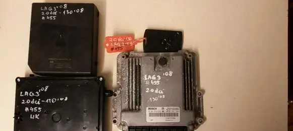 Engine ECU kit and lock set
