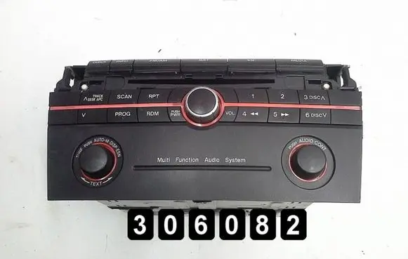 Mazda 3 I Radio/CD/DVD/GPS head unit BR9F66AR0