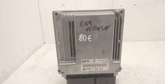 BMW 7 E65 E66 Engine control unit/module 7793518 0281011231 1039S03256