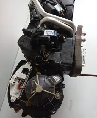 Interior heater climate box assembly