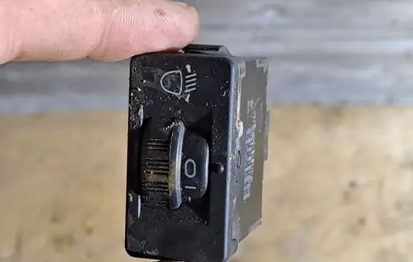 Peugeot 807 Headlight level height control switch 96384422 96366692 PA66GF30
