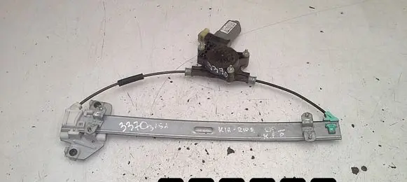 Front door window regulator with motor