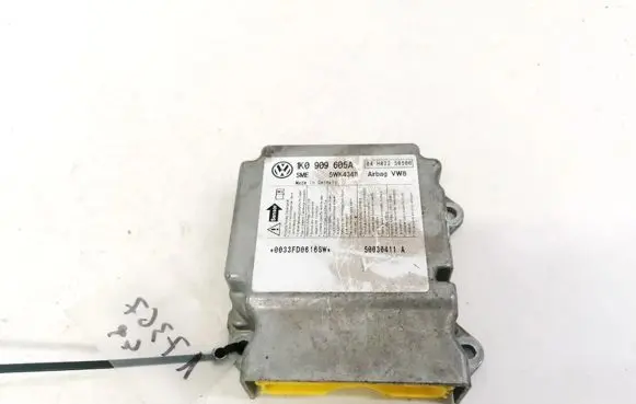 Volkswagen Golf V Airbag control unit/module 1K0909605A 5WK43411