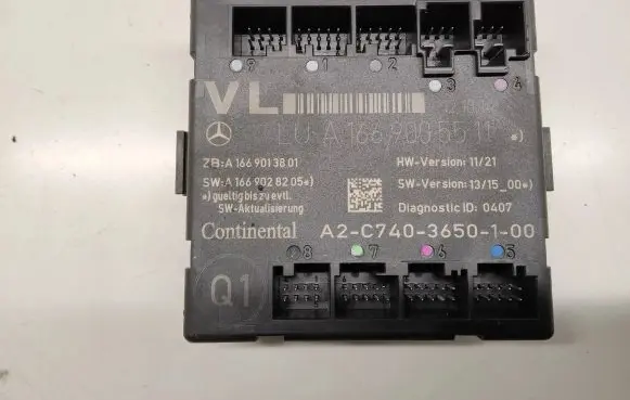 Mercedes-Benz A W176 Door control unit/module A1669005511 A1669028205 A1669013801
