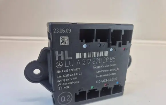 Mercedes-Benz C W204 Door control unit/module A2128203885 A2124423332 A2128204126