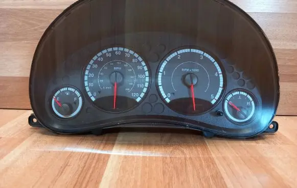 Jeep Cherokee III KJ Speedometer (instrument cluster) P56010538AF 538AF T5VT035UGKF