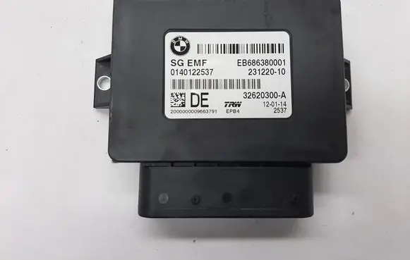BMW 5 F10 F11 Rear brake EMF control unit/module 0140122537 32620300A