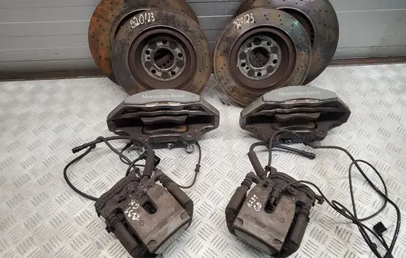 Mercedes-Benz SL R231 Brake discs and calipers set A2314214198 A2315460243 A2315460143