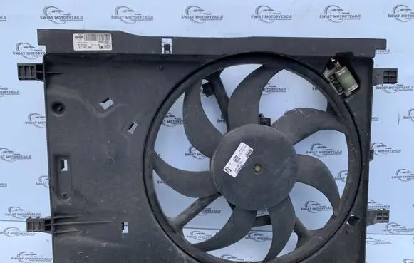 Electric radiator cooling fan
