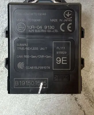 Subaru XV II Keyless (KESSY) go control unit/module 915B29FL111