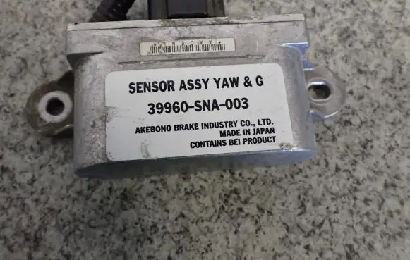Honda Civic ESP acceleration yaw rate sensor 39960SNA003