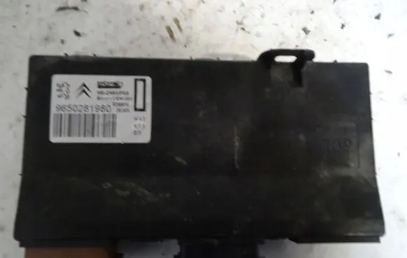 Citroen C6 Seat control module 9650281980