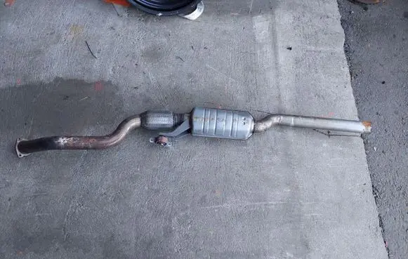 Audi A8 S8 D4 4H Exhaust gas pipe 4H0253211E