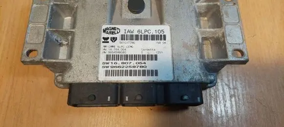 Peugeot 207 CC Engine control unit/module ECU IAW6LPC.105 9654596080 9662258780