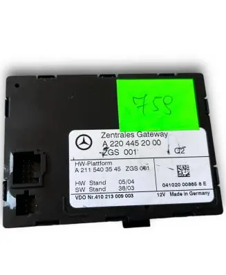 Mercedes-Benz S W220 Central body control module S759 A2204452000