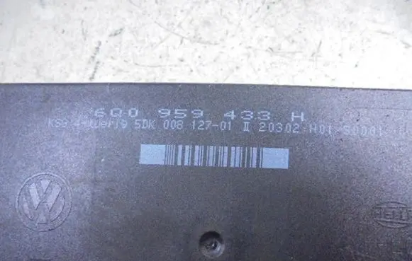 Skoda Fabia Mk1 (6Y) Central body control module 6Q0959433H