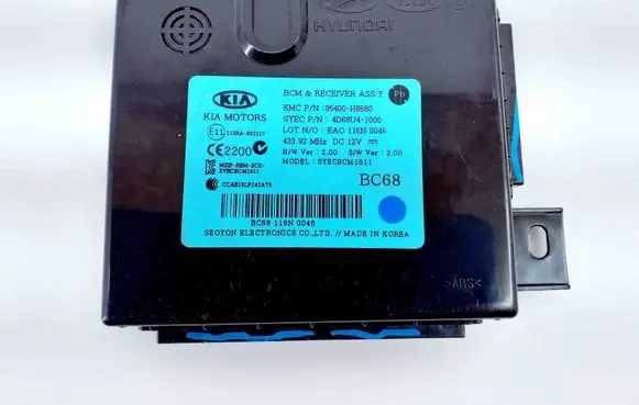 KIA Rio Central body control module 4D68U41000 95400H8680