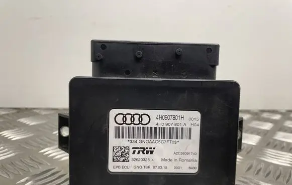 Audi A6 Allroad C7 Hand brake control module 4H0907801H 4H0907801A