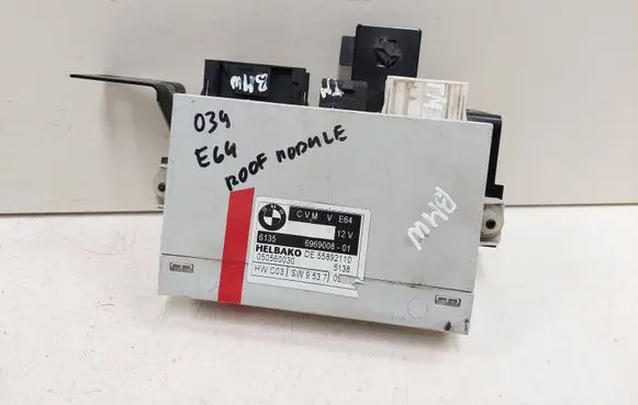 BMW 6 E63 E64 Sunroof control unit/module 6135696900801 6969008 050560030