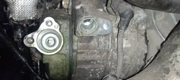 Volkswagen Touareg I Air conditioning (A/C) compressor (pump) 3D0820805B 447220-9130