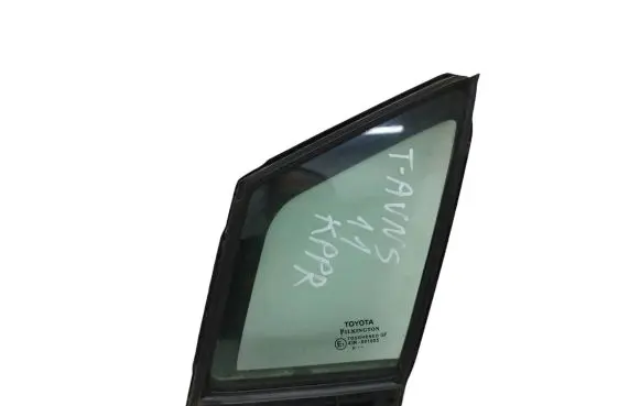 Toyota Avensis T270 Front door vent window glass four-door 43R001605