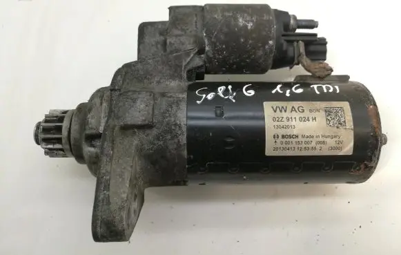 Volkswagen Golf VI Starter motor 02Z911024H
