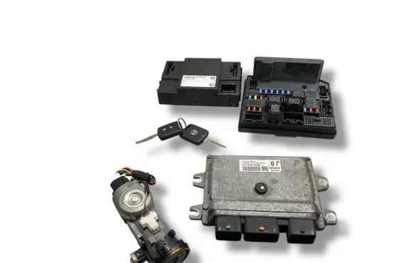 Nissan Qashqai Engine ECU kit and lock set MEC93600 284B7JD01A 284B2JD01D