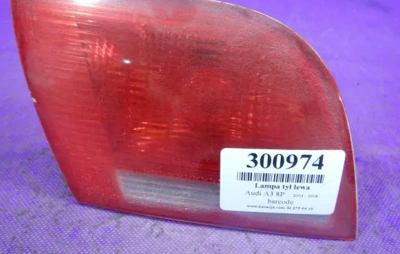 Audi A3 S3 A3 Sportback 8P Rear/tail lights 8P4945093B