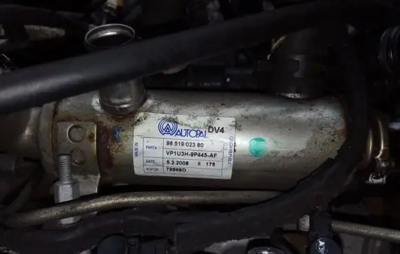 Mazda 2 EGR valve cooler 9651902380 vp1u3h-9p445-af