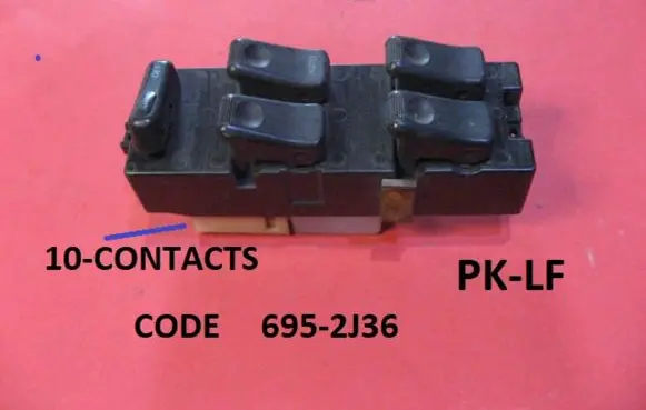 Mazda 626 Electric window control switch 6952J36