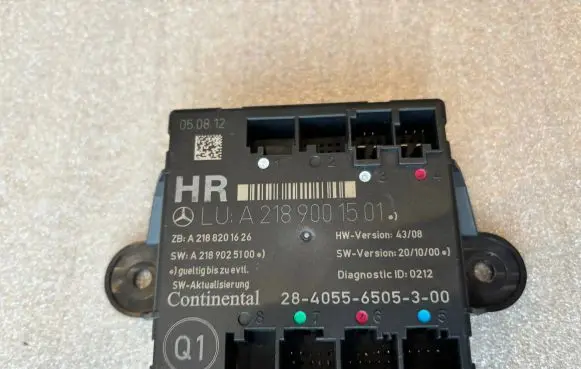 Mercedes-Benz E W212 Door control unit/module A2188201626 A2189025100 A2189001501