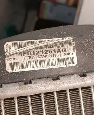 Audi A6 S6 C6 4F Radiator set 4F0260401Q 4F0121251AG