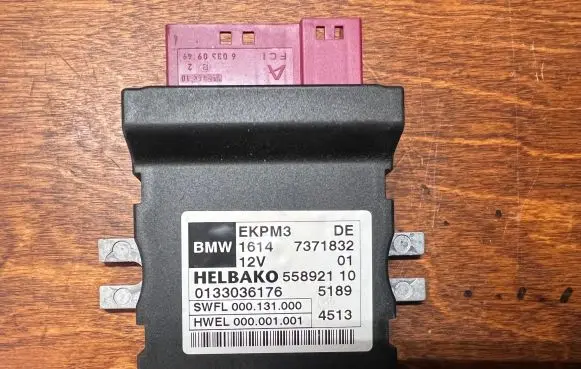 Fuel injection pump control unit/module