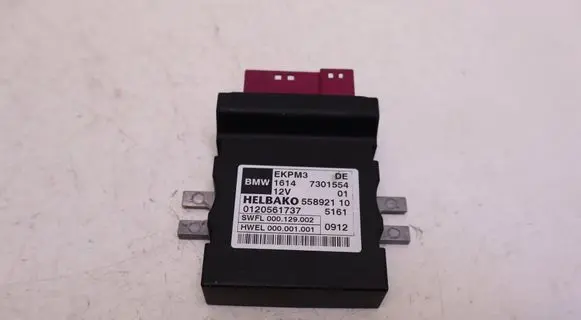 BMW 3 F30 F35 F31 Fuel injection pump control unit/module 7301554
