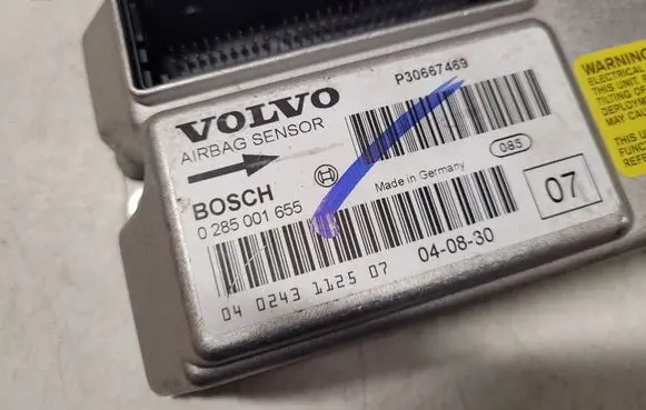 Volvo V70 Airbag control unit/module 0285001655 30667469 040243112507