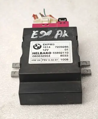 BMW 3 E90 E91 Fuel injection pump control unit/module 7209286 30632954 55892110