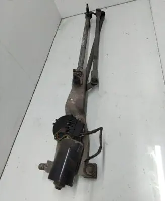 Front wiper linkage and motor