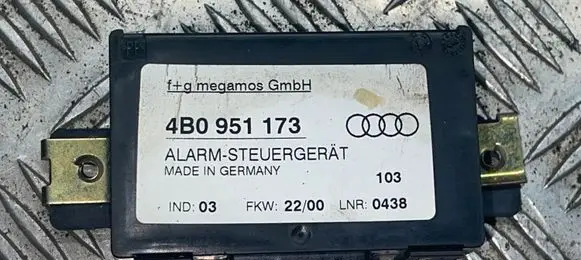 Audi A3 S3 8L Alarm control unit/module 4B0951173