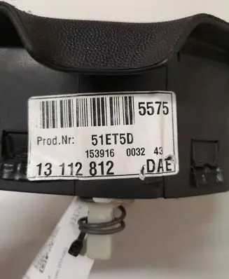 Opel Signum Steering wheel airbag 13112812 DAE41970216