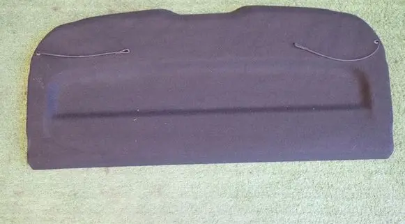 Peugeot 208 II Parcel shelf