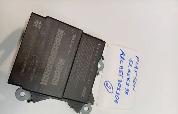 Fiat 500 Airbag control unit/module 52056238 A2C95530206 22190609L