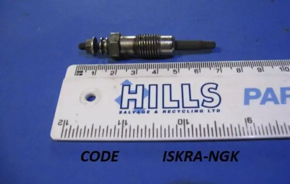 Ford Escort Glow plug ISKRANGK