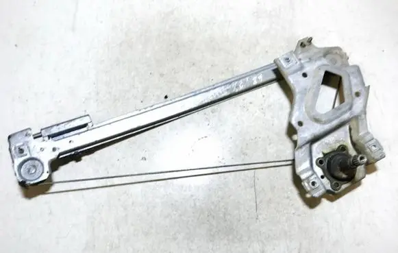 Sliding door window regulator with motor